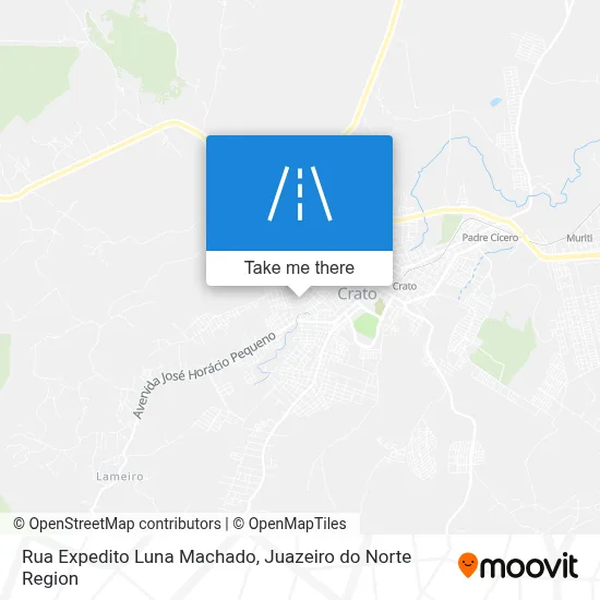 Rua Expedito Luna Machado map