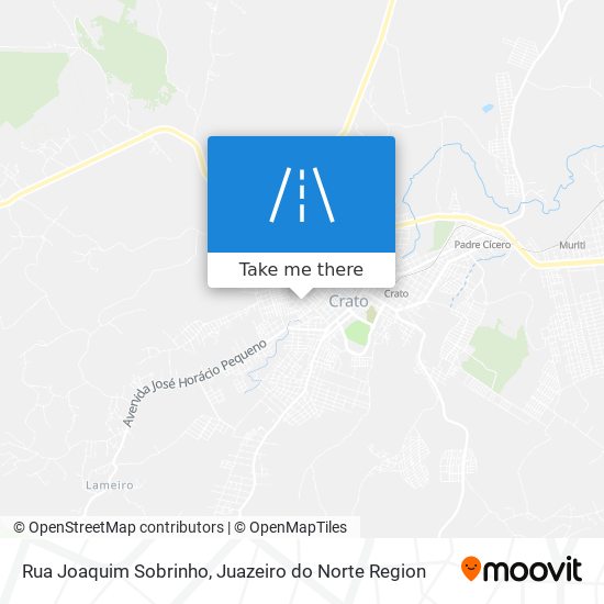 Mapa Rua Joaquim Sobrinho