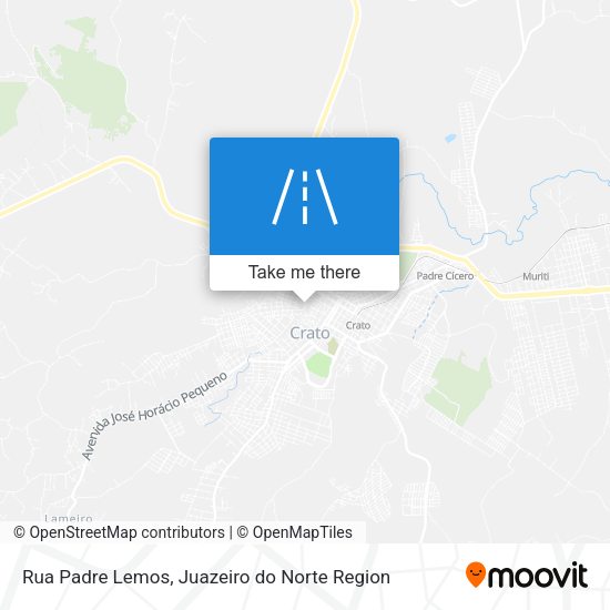 Rua Padre Lemos map