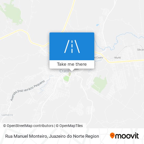 Mapa Rua Manuel Monteiro