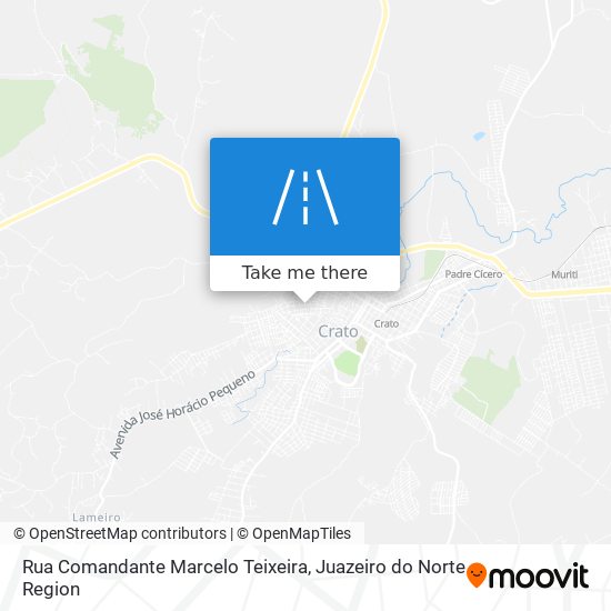 Mapa Rua Comandante Marcelo Teixeira