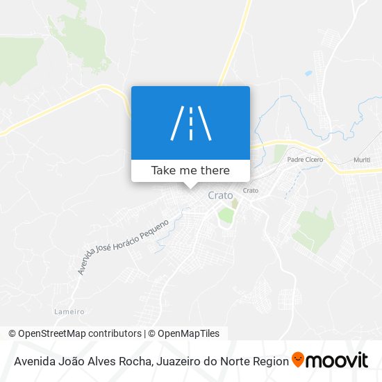 Mapa Avenida João Alves Rocha