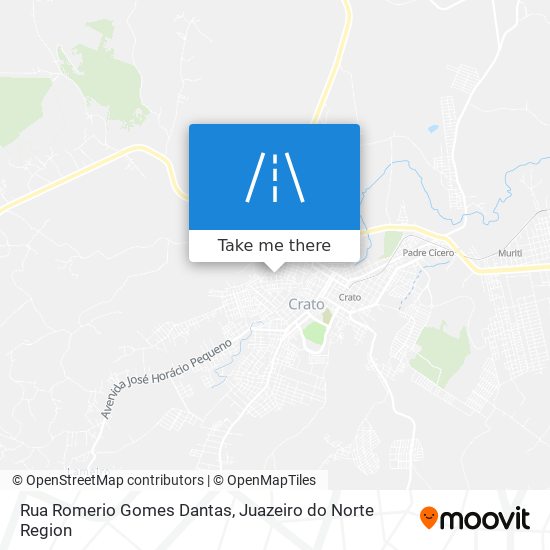 Rua Romerio Gomes Dantas map
