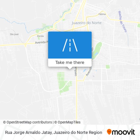 Mapa Rua Jorge Arnaldo Jatay