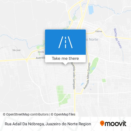 Rua Adail Da Nóbrega map