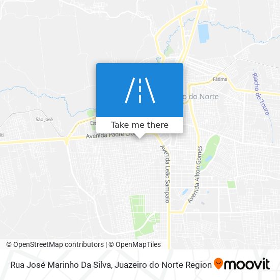 Mapa Rua José Marinho Da Silva