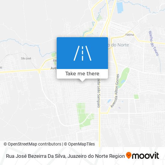Rua José Bezeirra Da Silva map