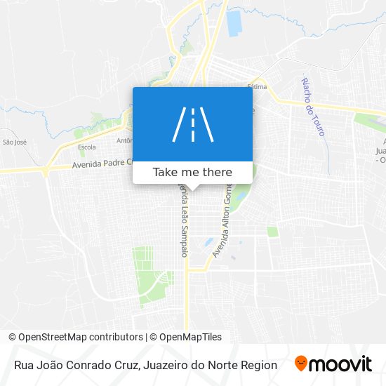 Mapa Rua João Conrado Cruz