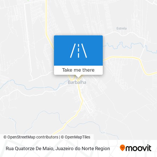 Rua Quatorze De Maio map
