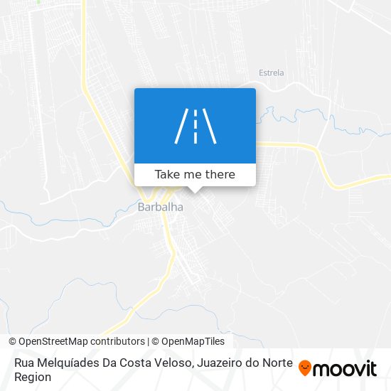 Mapa Rua Melquíades Da Costa Veloso
