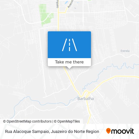 Mapa Rua Alacoque Sampaio