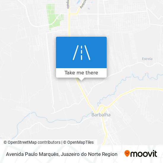 Mapa Avenida Paulo Marquês