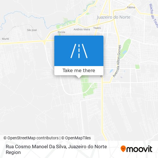 Rua Cosmo Manoel Da Silva map