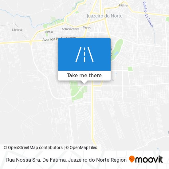 Mapa Rua Nossa Sra. De Fátima