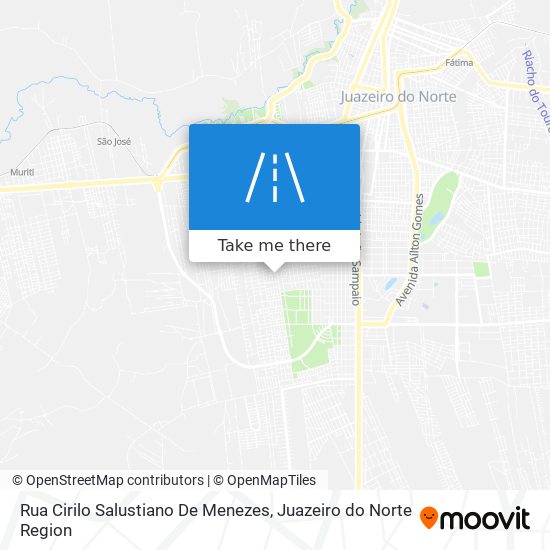 Rua Cirilo Salustiano De Menezes map