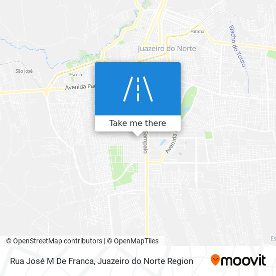Rua José M De Franca map