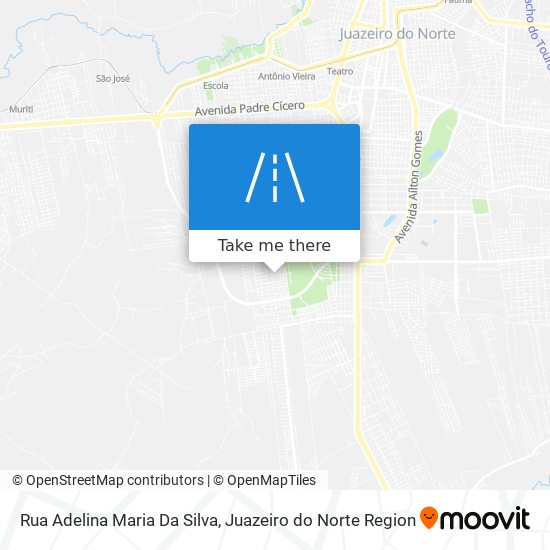 Mapa Rua Adelina Maria Da Silva