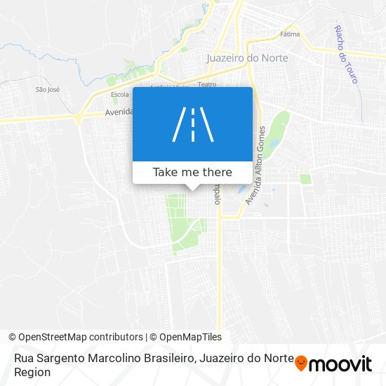 Rua Sargento Marcolino Brasileiro map