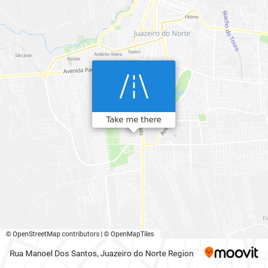 Mapa Rua Manoel Dos Santos