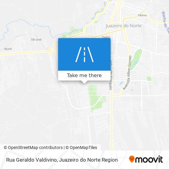 Mapa Rua Geraldo Valdivino