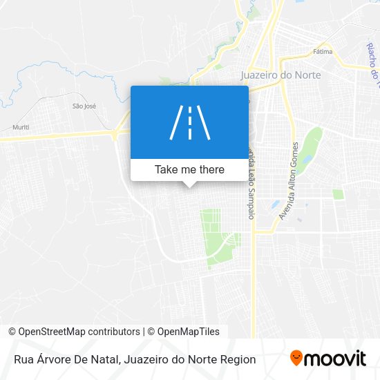 Rua Árvore De Natal map