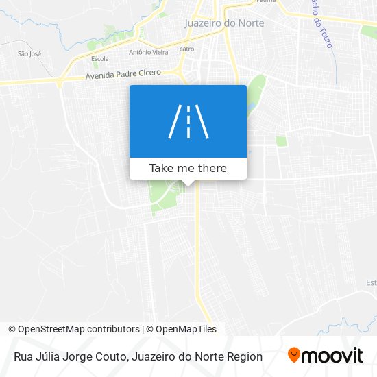 Mapa Rua Júlia Jorge Couto