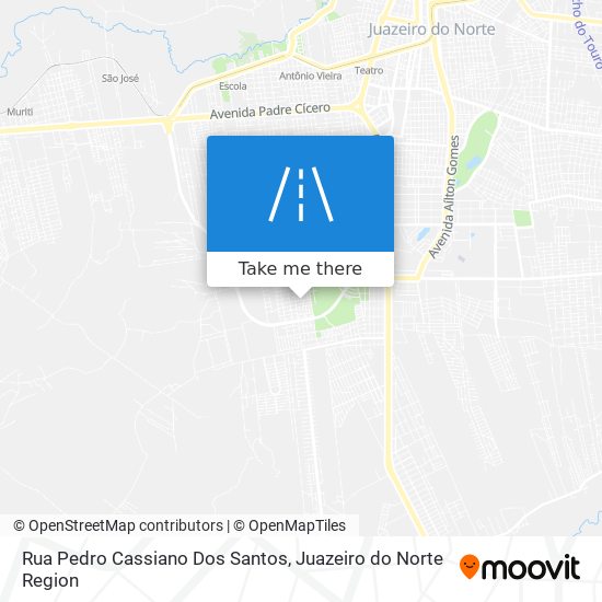 Mapa Rua Pedro Cassiano Dos Santos