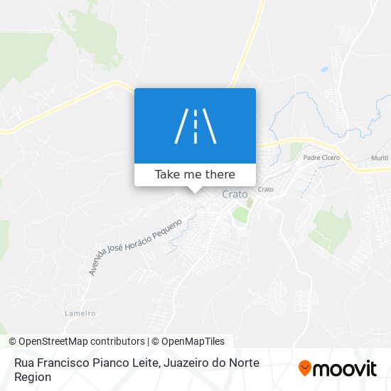 Rua Francisco Pianco Leite map