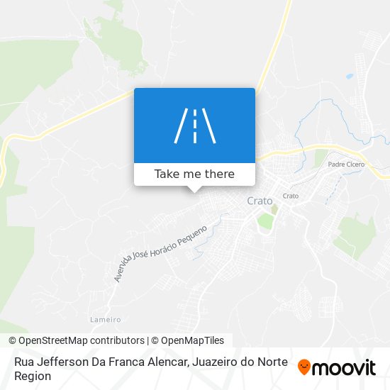 Rua Jefferson Da Franca Alencar map