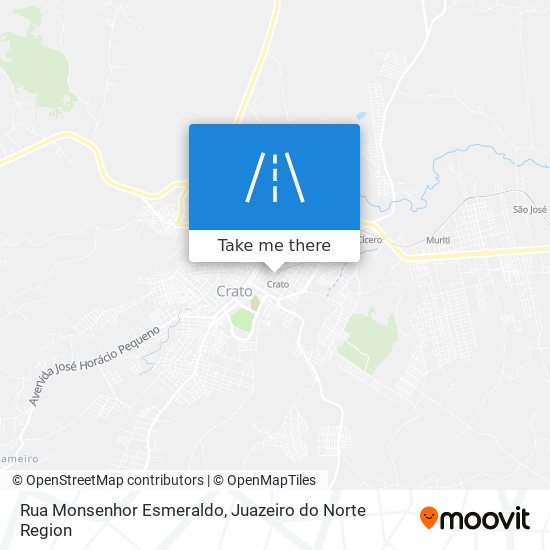 Mapa Rua Monsenhor Esmeraldo