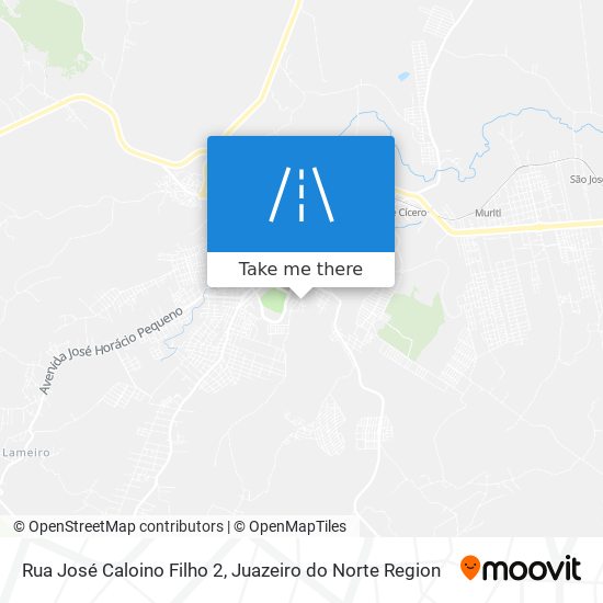 Mapa Rua José Caloino Filho 2