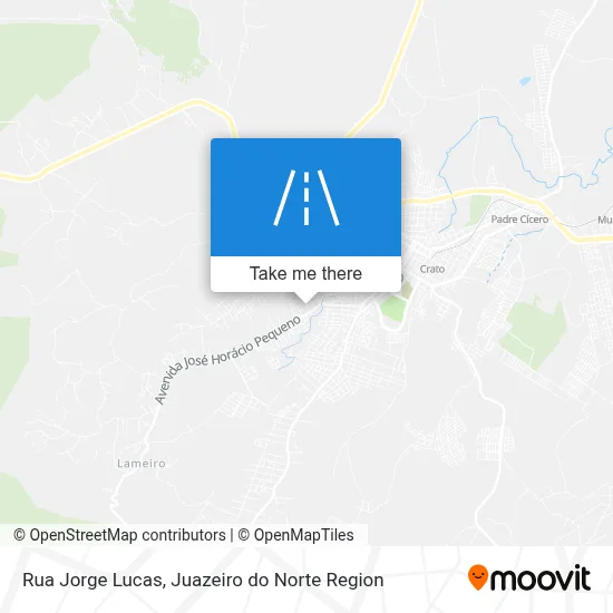 Rua Jorge Lucas map