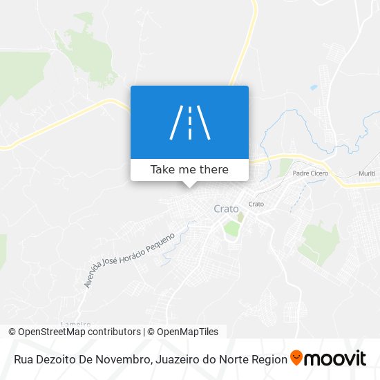 Mapa Rua Dezoito De Novembro