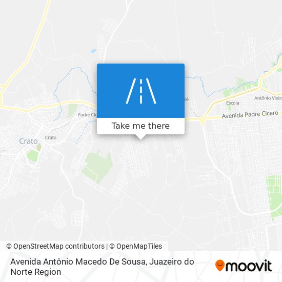 Avenida Antônio Macedo De Sousa map