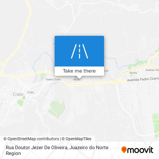 Mapa Rua Doutor Jezer De Oliveira