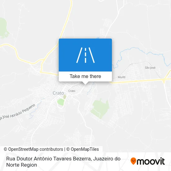 Rua Doutor Antônio Tavares Bezerra map