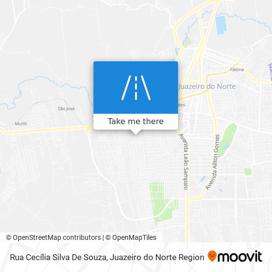 Mapa Rua Cecília Silva De Souza