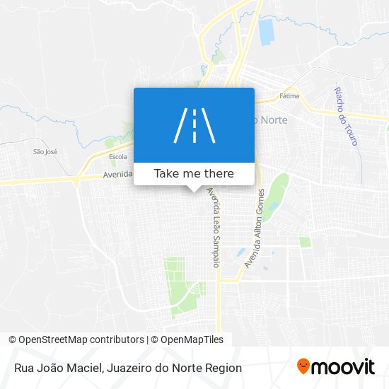 Mapa Rua João Maciel