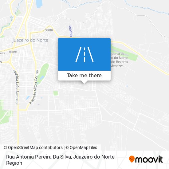 Mapa Rua Antonia Pereira Da Silva