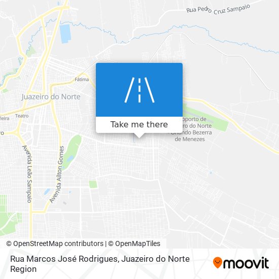 Mapa Rua Marcos José Rodrigues