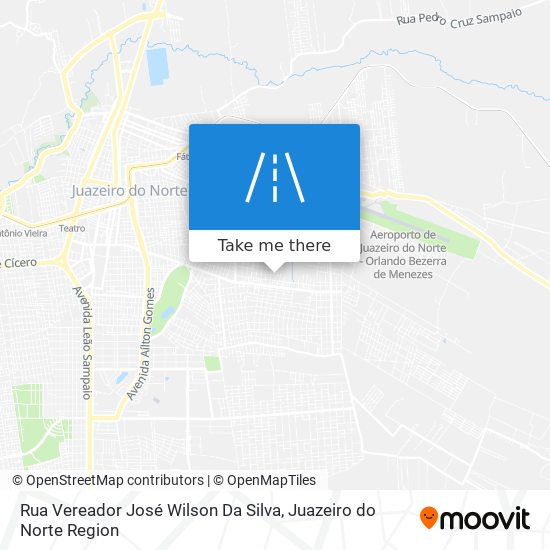 Mapa Rua Vereador José Wilson Da Silva