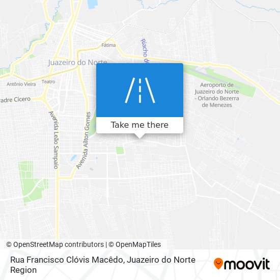 Mapa Rua Francisco Clóvis Macêdo