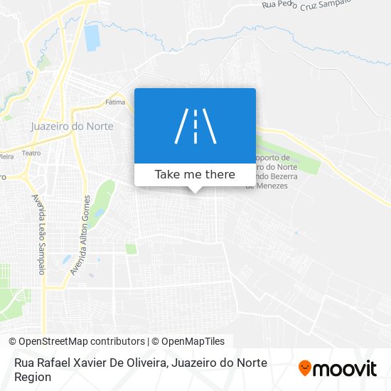 Rua Rafael Xavier De Oliveira map