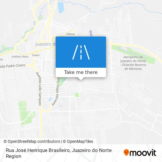 Rua José Henrique Brasileiro map