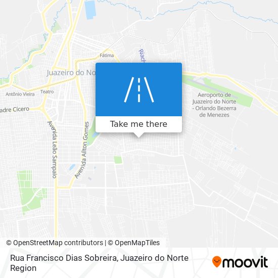 Mapa Rua Francisco Dias Sobreira
