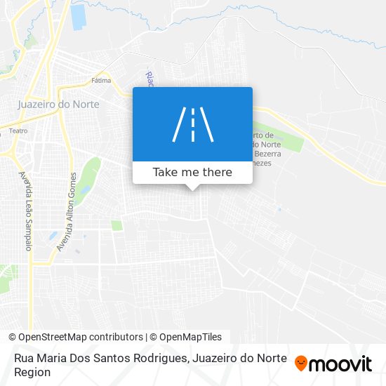 Mapa Rua Maria Dos Santos Rodrigues