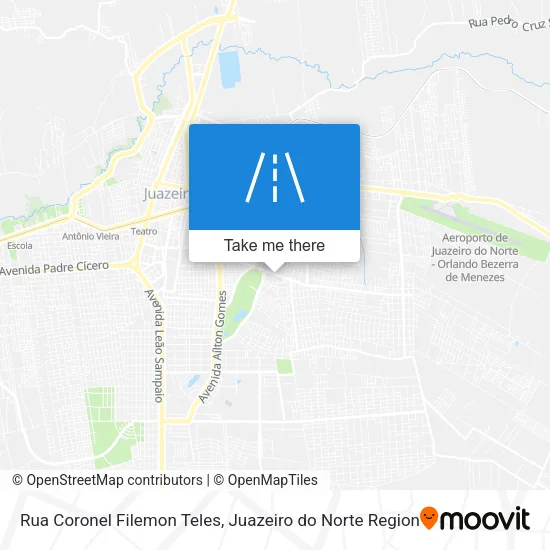 Rua Coronel Filemon Teles map