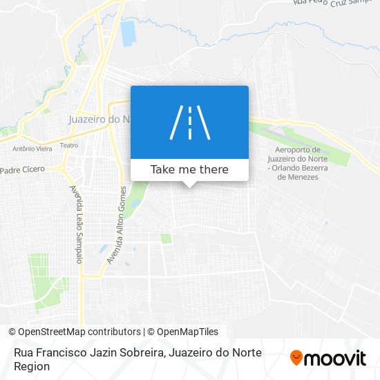 Mapa Rua Francisco Jazin Sobreira