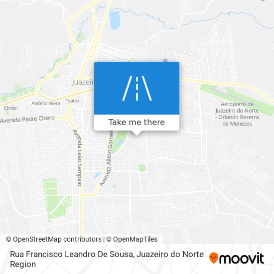 Mapa Rua Francisco Leandro De Sousa