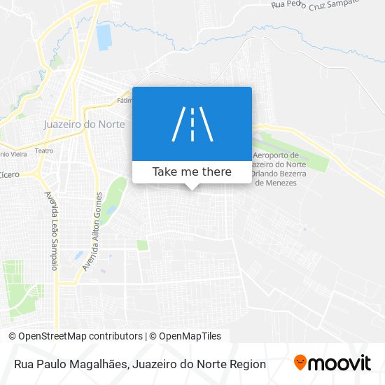Mapa Rua Paulo Magalhães